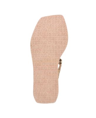 Women's Dawsin Rhinestone Eva Strappy Wedge Sandals