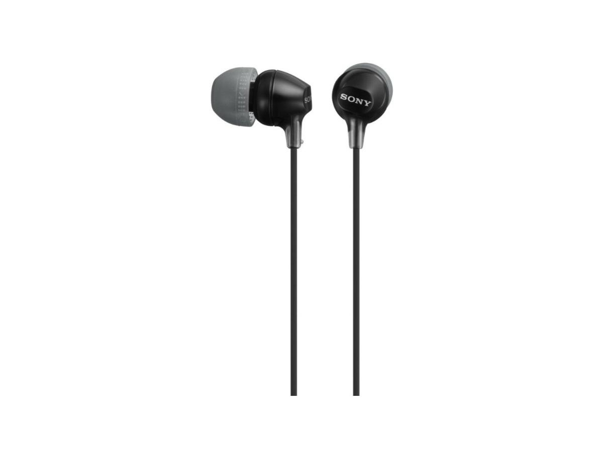 Sony Mdr-EX15LP Fashion Color EX Series In-Ear Ear bud Headphones - Black