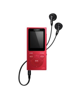 Sony NW-E394 8GB Walkman Audio Player (Red) - Macy's