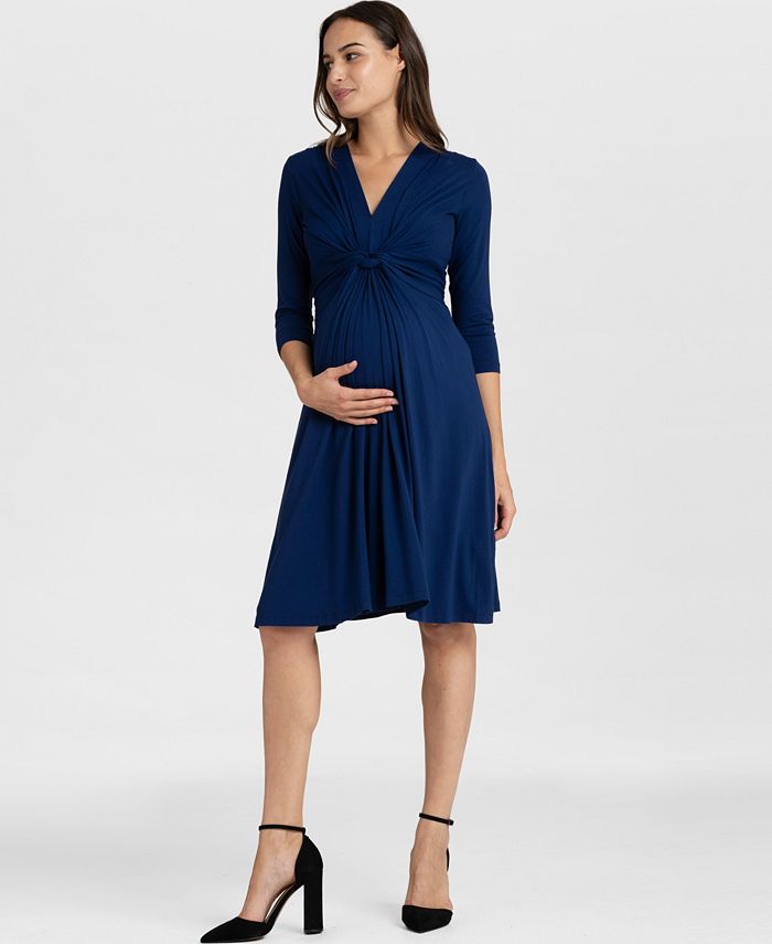 Seraphine Women's Knot Front Maternity Dress - Macy's