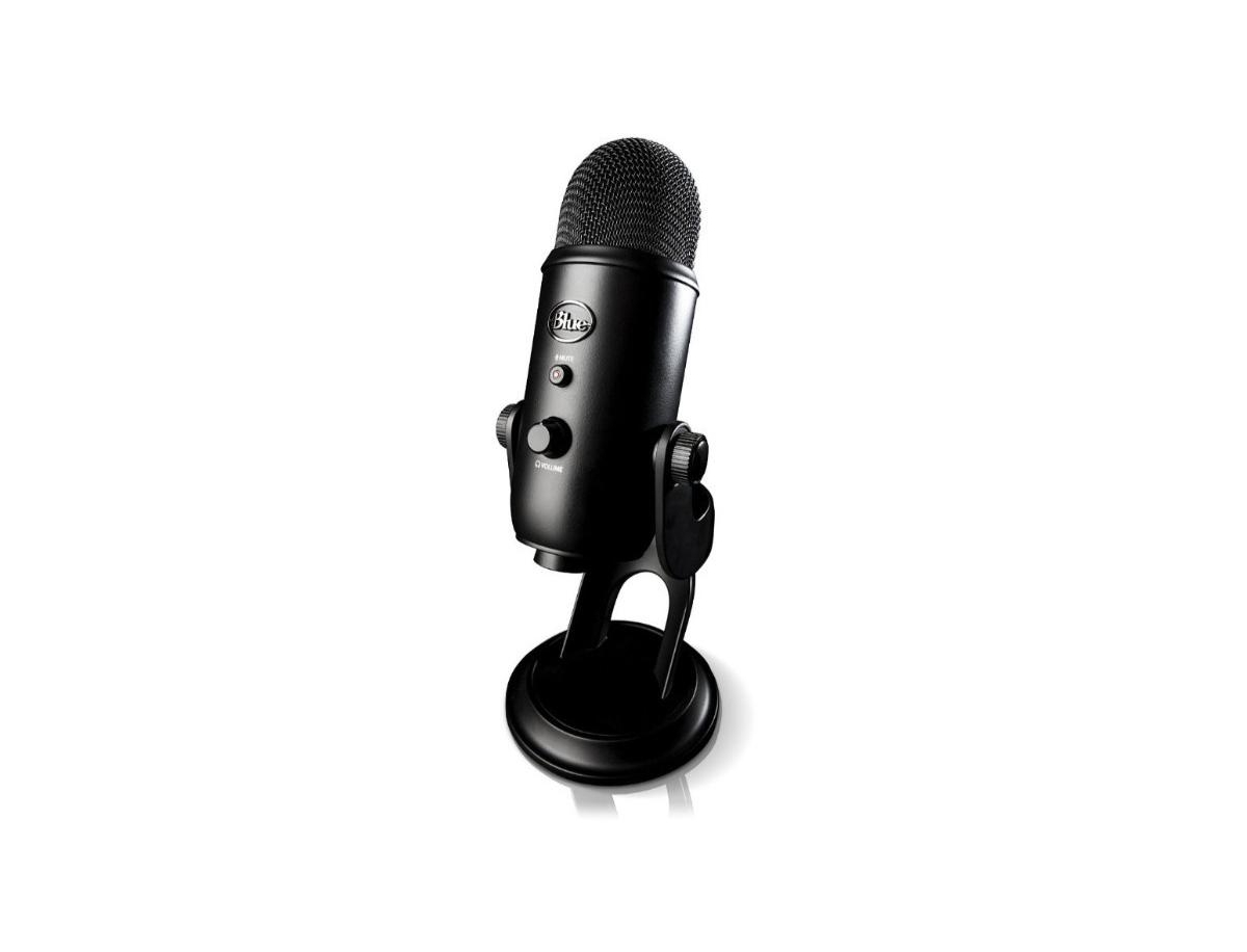 Logitech 4K Pro Webcam, Blue Microphones Yetiout, Ring Light, Webcam Stand
