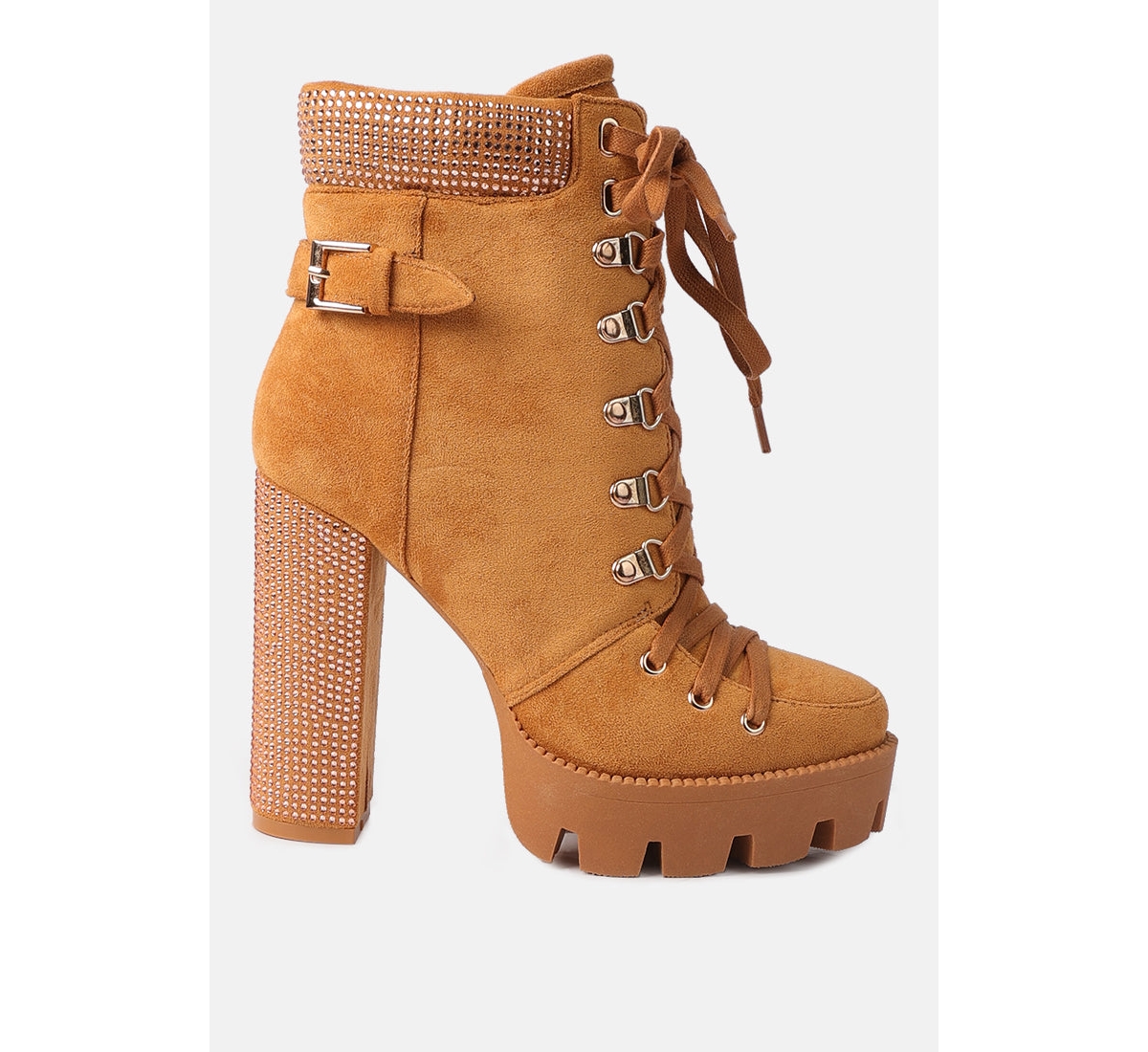 Women's birch block heeled ankle boots