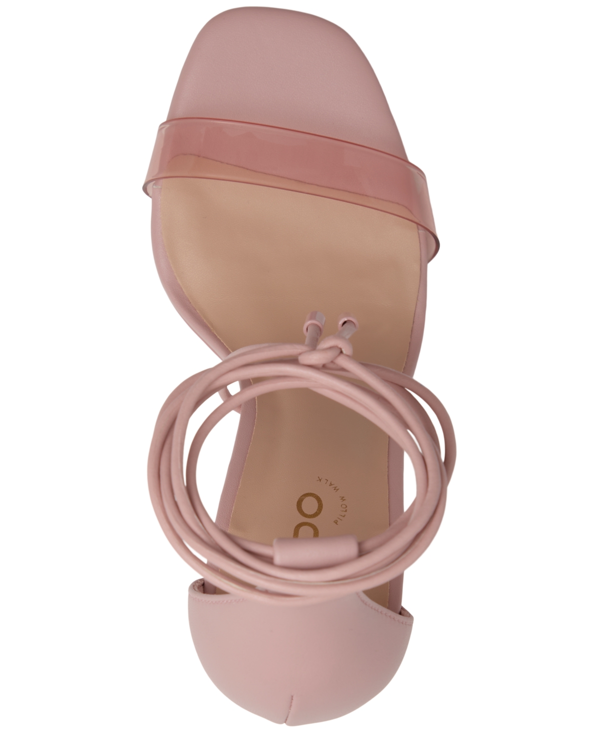 Shop Aldo Women's Onardonia Strappy Block Heel Dress Sandals In Pink