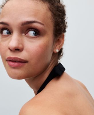 Treated Freshwater Cultured Pearl Stud Earrings