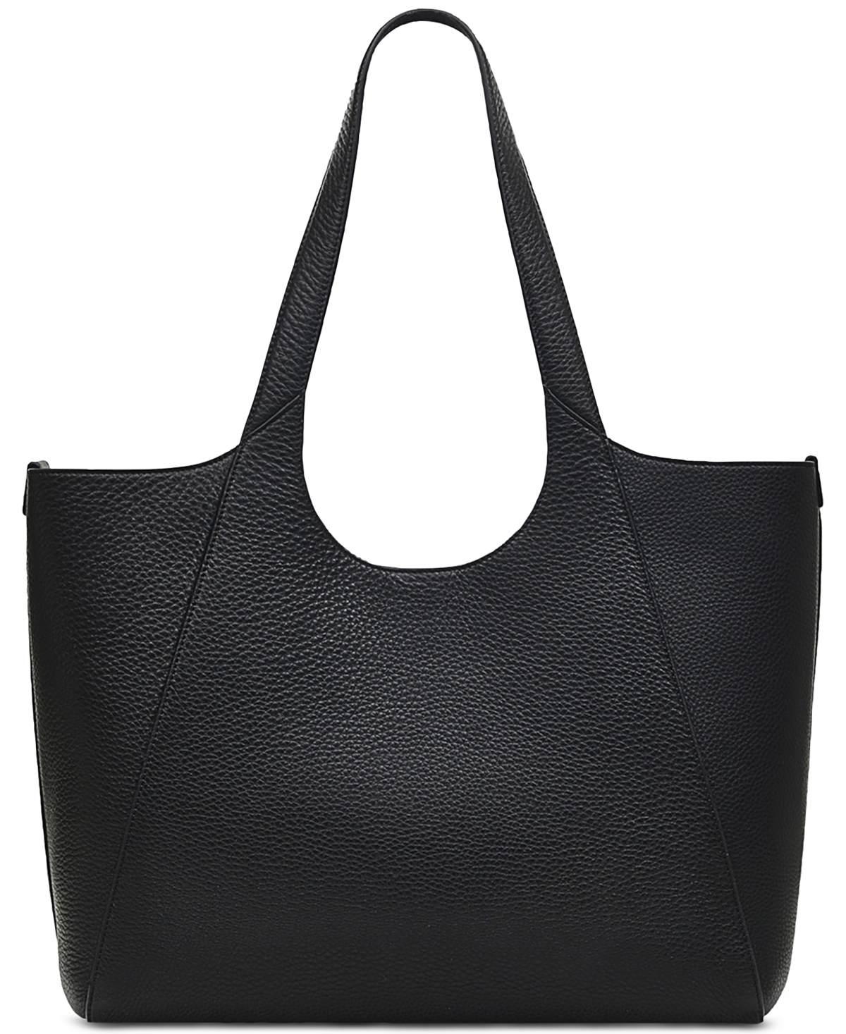 Radley London Hillgate Place Leather Open Top Tote In Black