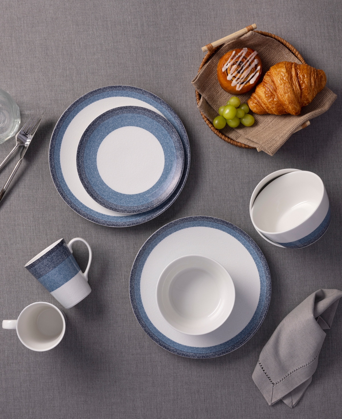 NORITAKE COLORSCAPES LAYERS COUPE DINNER PLATE SET OF 4, 11" 