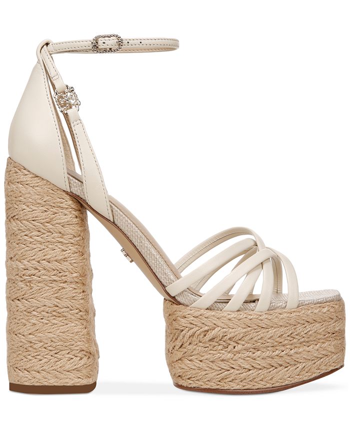 Sam Edelman Kade Ankle Strap Platform Dress Sandals - Macy's
