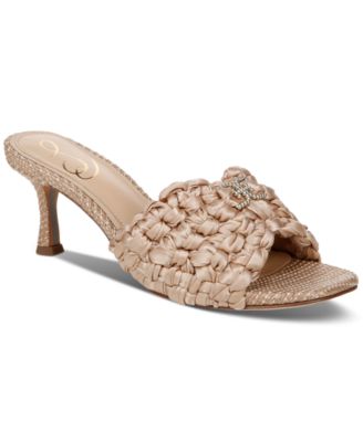 Sam Edelman - Paisley Knotted Silk Embellished Dress Sandals