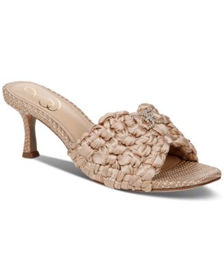 Sam Edelman Paisley Knotted Silk Embellished Dress Sandals