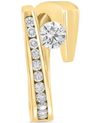 EFFY&reg; Diamond Abstract Channel-Set Statement Ring (3/4 ct. t.w.) in 14k Gold