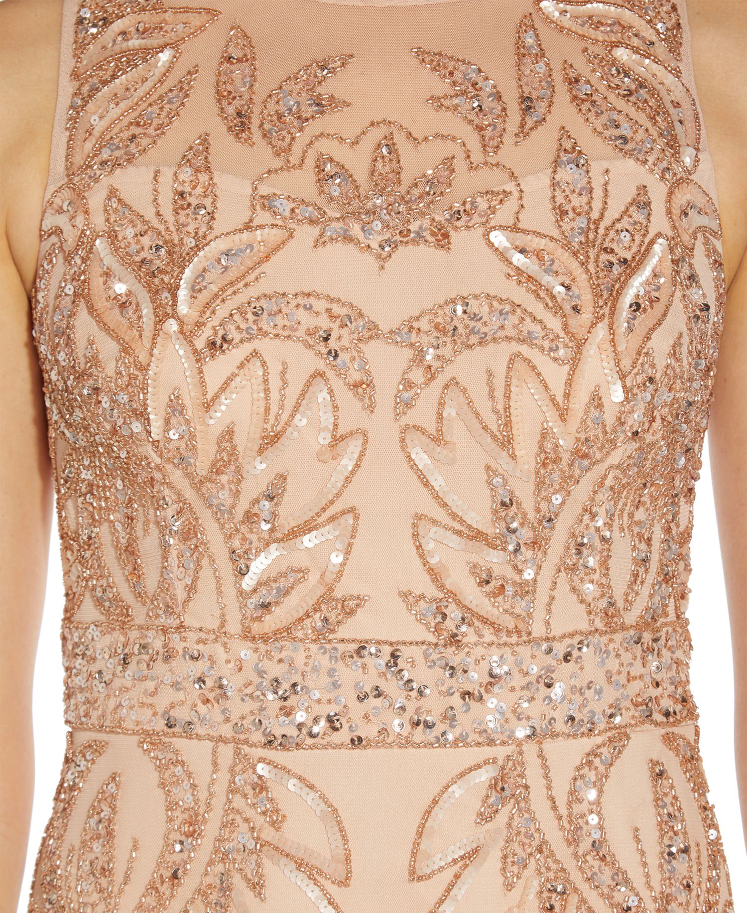 Adrianna Papell Beaded Gown