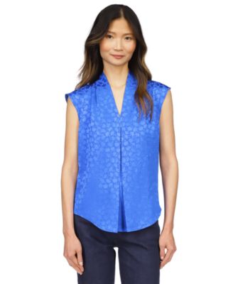 Michael Kors - Women's Fleur Jacquard Top, Regular & Petite