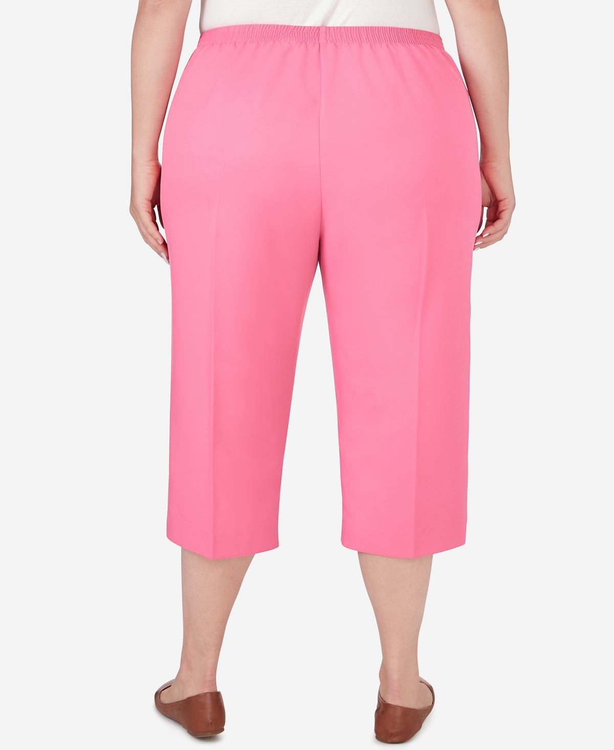 Alfred Dunner Plus Size Paradise Island Twill Capri Pants