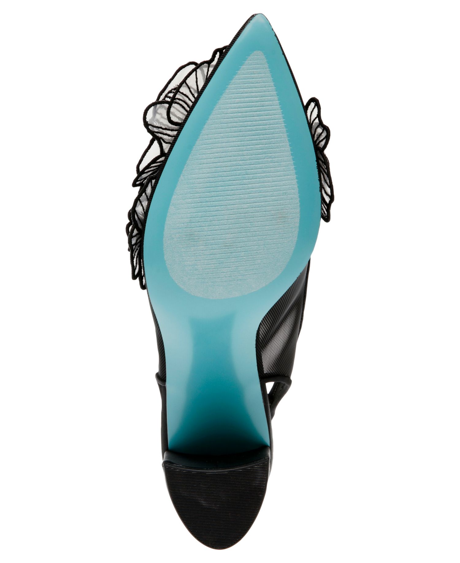 Women's Petra Flower Applique Slingback Pumps