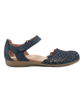 Women's Bronnie Perforated Two-Piece Flat Sandals