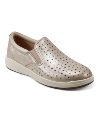 Women's Nel Laser Cut Round Toe Casual Slip-On Sneakers