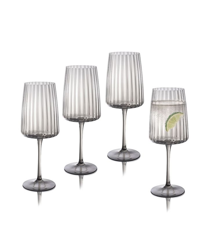 Qualia Glass Modern Ap Wine Glasses, Set of 4 - Macy's