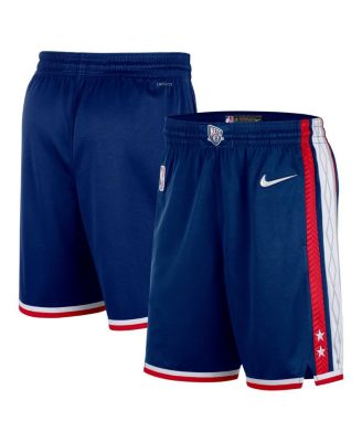 Men s Nike Navy Brooklyn Nets 2021 22 City Edition Swingman Shorts Macy s