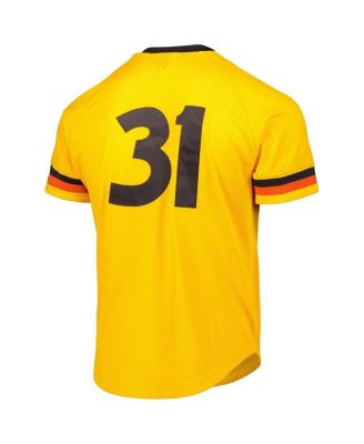 Men's Dave Winfield Gold San Diego Padres Cooperstown Collection Mesh Batting Practice Jersey