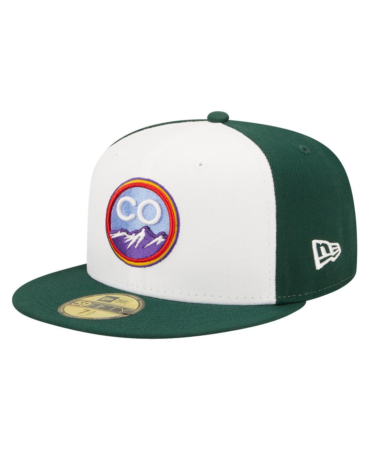 Shop New Era Men's  White Colorado Rockies 2022 City Connect 59fifty Fitted Hat
