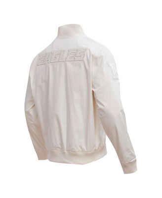 Men's Cream Philadelphia Eagles Neutral Full-Zip Jacket