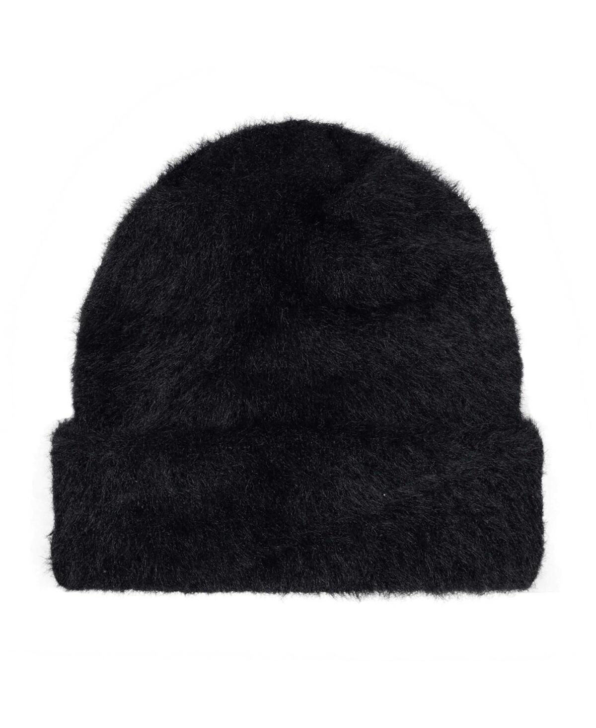 Women's New EraSan Francisco Giants Fuzzy Cuffed Knit Hat - Black
