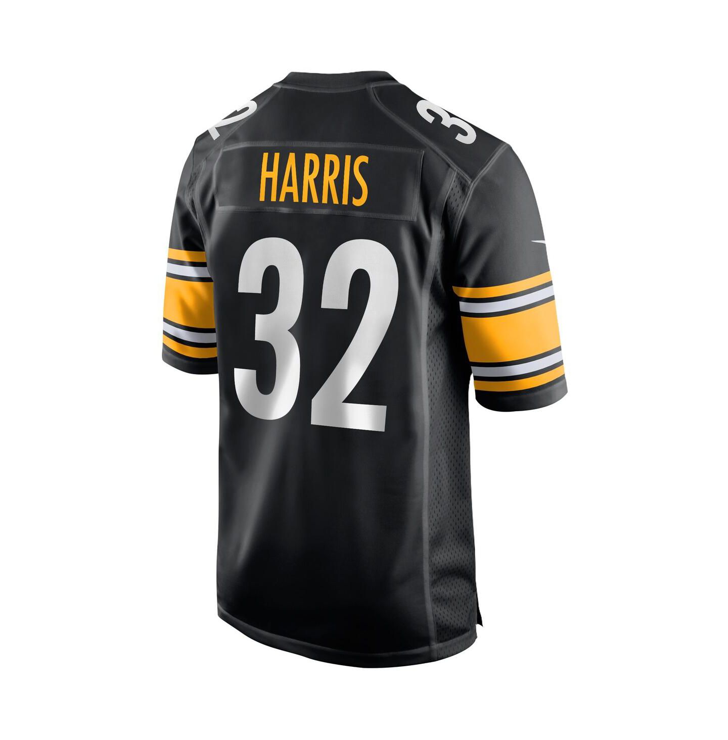 Мужское джерси Nike Men's Franco Harris Pittsburgh Steelers Game RetiPlayer Jersey, цвет: Чёрный — фото 2