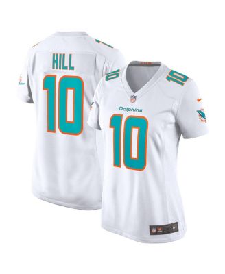 Women's Tyreek Hill Aqua Miami Dolphins Game Jersey