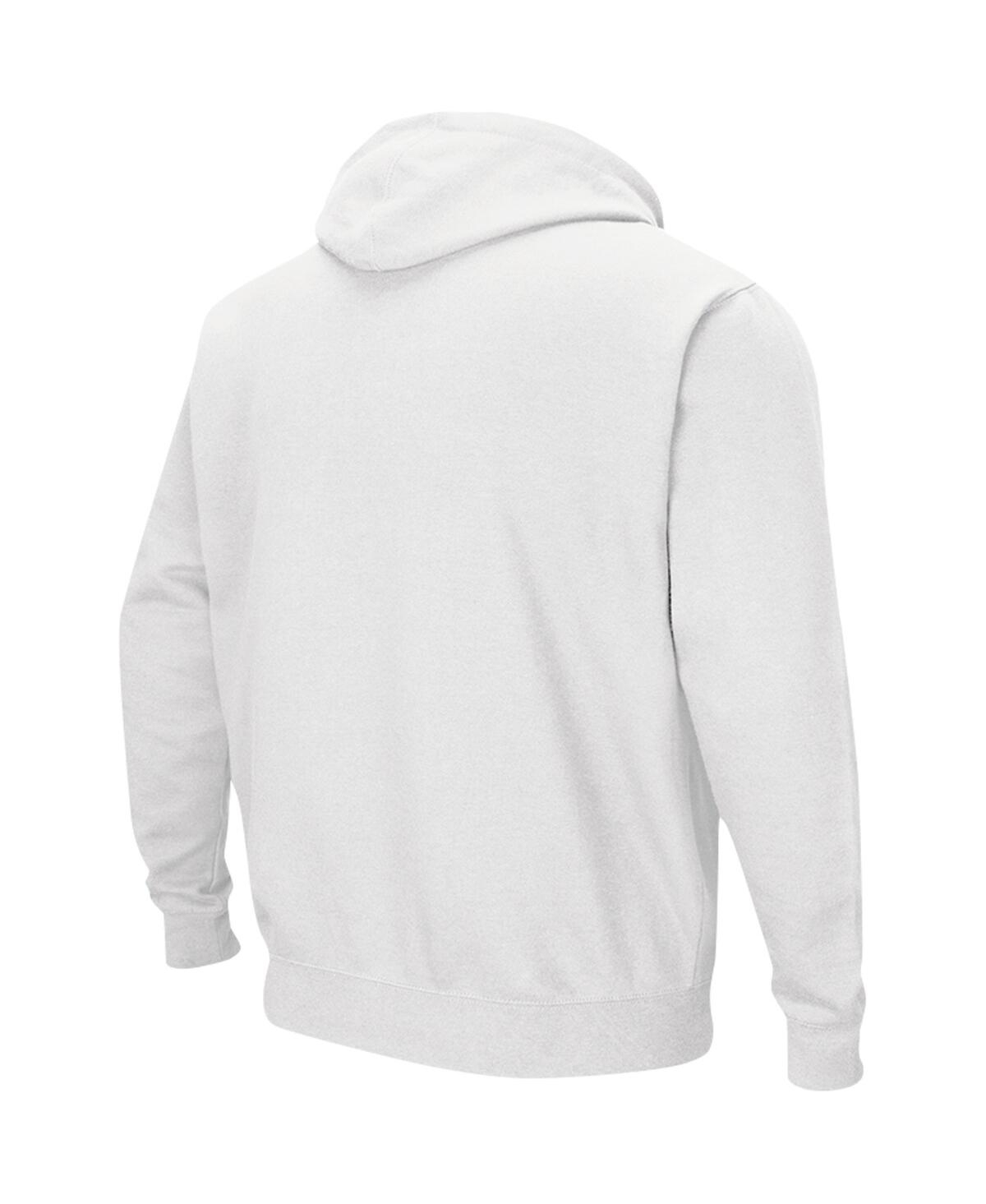 Colosseum Men's Duke Devils Arch & Logo 3.0 Pullover Hoodie In White