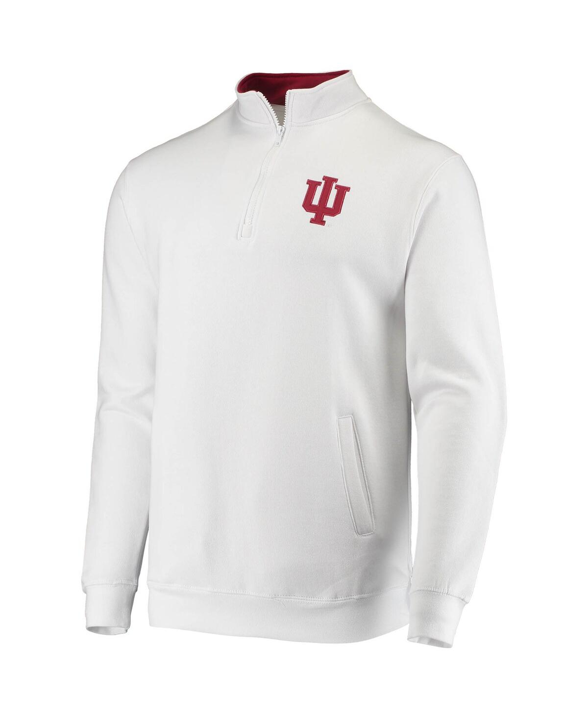Colosseum Men's  Indiana Hoosiers Tortugas Logo Quarter-zip Jacket In Black