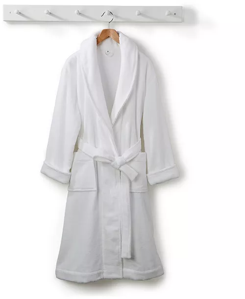 Hotel Collection Turkish Cotton Shawl-Collar Robe