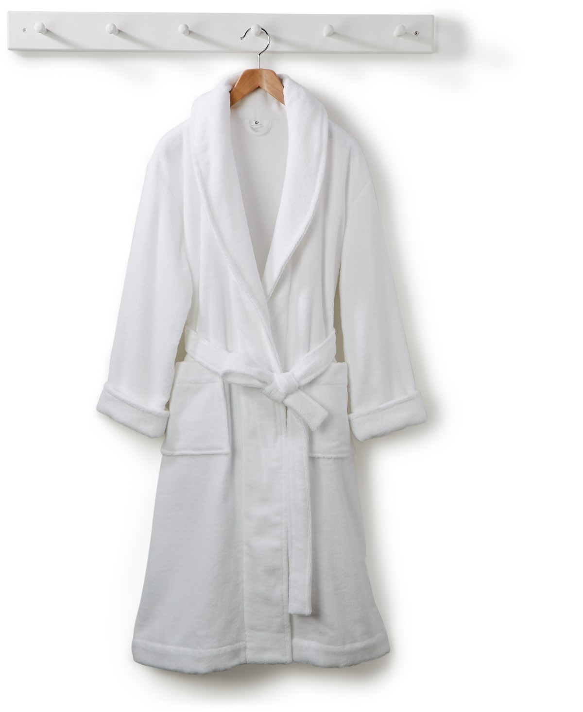 Hotel Collection Turkish Cotton Shawl-Collar Robe — фото 1