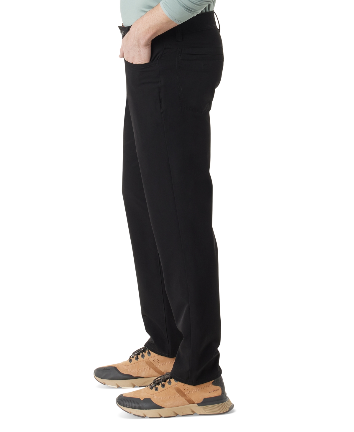 Bass Outdoor Men's Hybrid Trencher Straight-Fit 4-Way Stretch Micro-Ripstop Tech Pants
