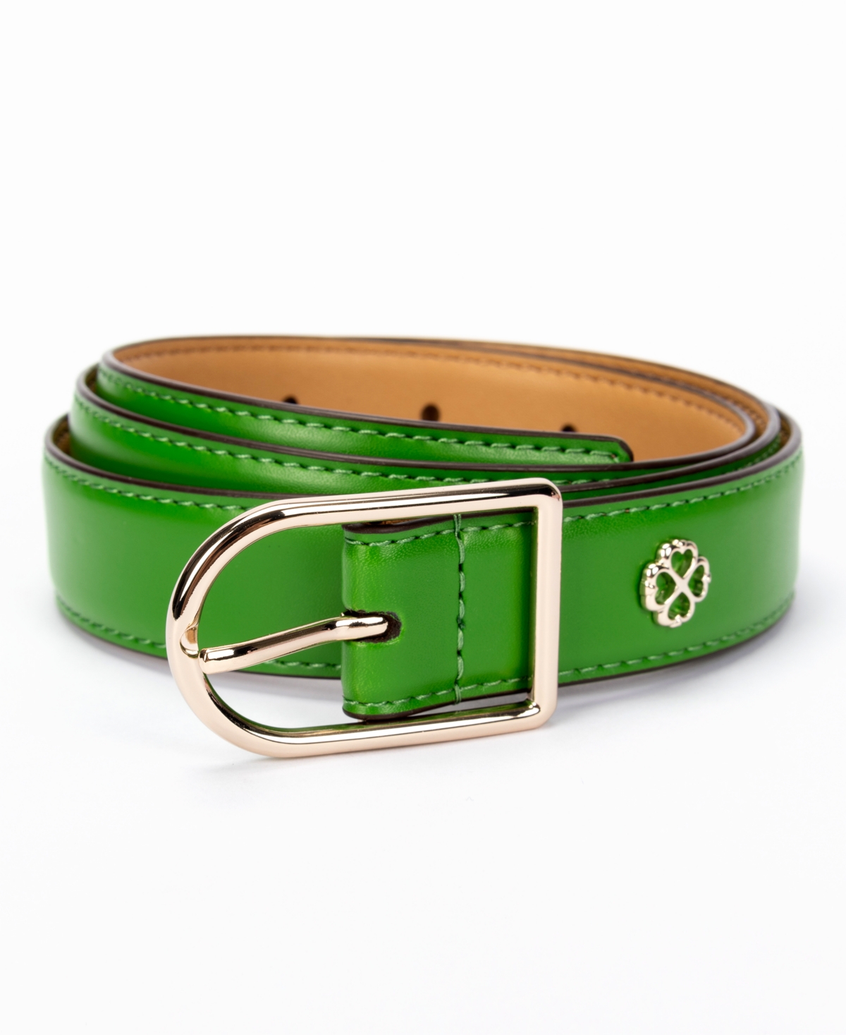 Women's 25Mm Belt with Asymmetrical Buckle - Kate Spade Green