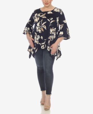 Plus Size Blanche Tunic Top