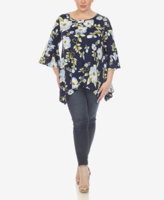 Plus Size Blanche Tunic Top