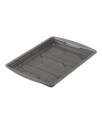Good Cook Everyday Nonstick Steel Crispy Baking Set with Baking Sheet and Wire Rack, 15" x 10.5"