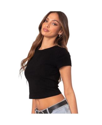 Women's Better Basics cropped t shirt