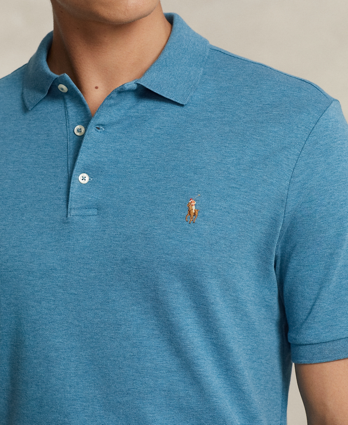 Polo Ralph Lauren Men's Custom Slim Fit Soft Cotton Polo Shirt