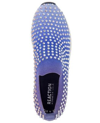 Kenneth Cole Women's Cameron Slip-On Jogger Sneaker With Jewel Detail - Brick Color, Size 6