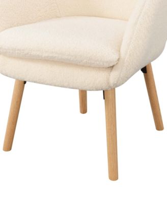 25.25" Sherpa Charlotte Sherpa Accent Chair
