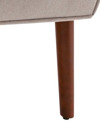 30" Polyester Andy Mid Century Modern Accent Lounge Armchair