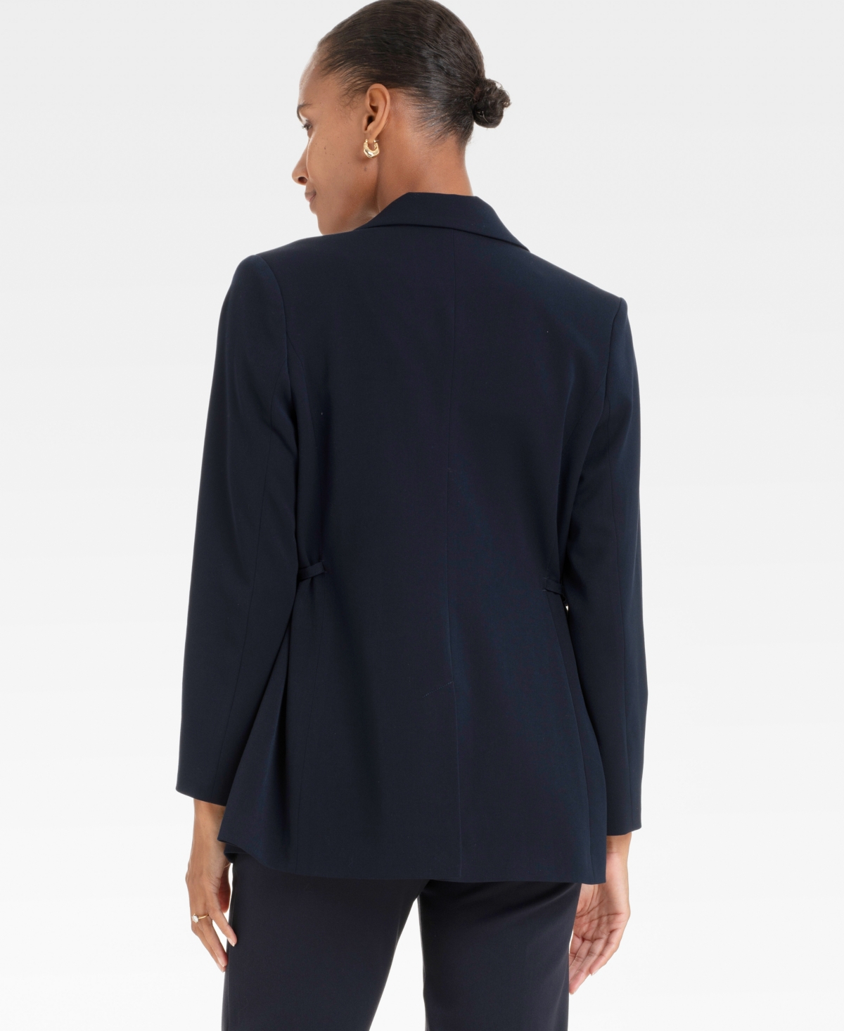 Shop Seraphine Women's Tailored Maternity Blazer In Navy