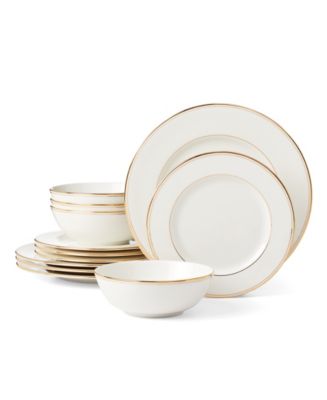 Lenox Federal Gold 12-Piece Dinnerware Set, Service for 4 - Macy's