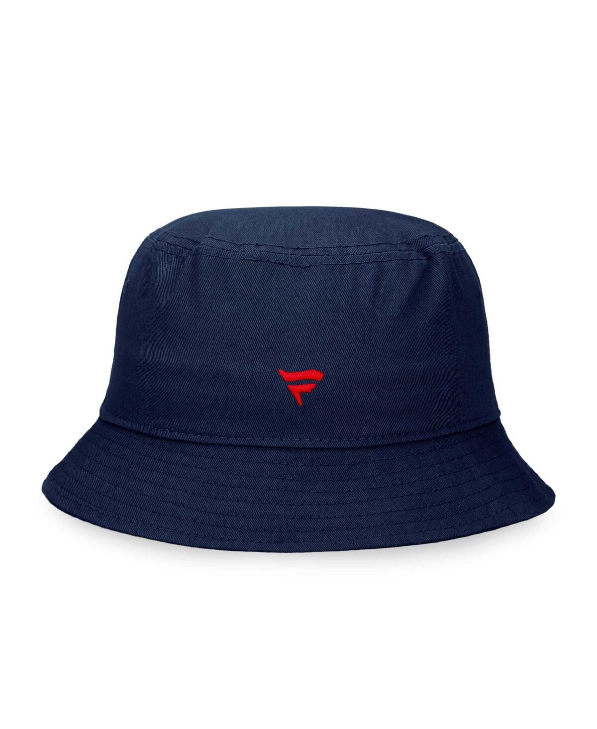 Shop Fanatics Men's  Navy New England Revolution Iconic Bucket Hat