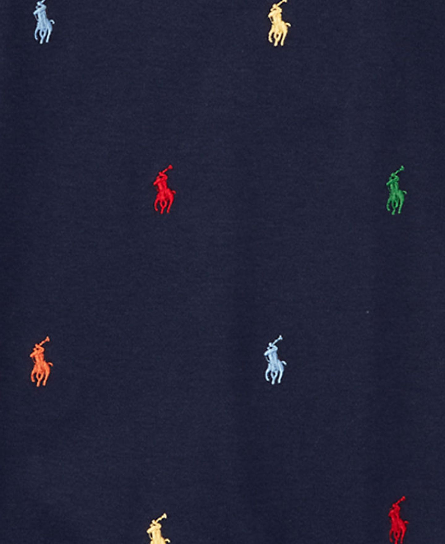 Детский хлопковый комбинезон Polo Ralph Lauren с шифли для малыша, цвет: Тёмно-синий — фото 2