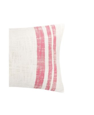 Morgan Hibiscus Woven Luxury Premium Spring & Summer Rectangle Accent Pillow, 14" x 22"