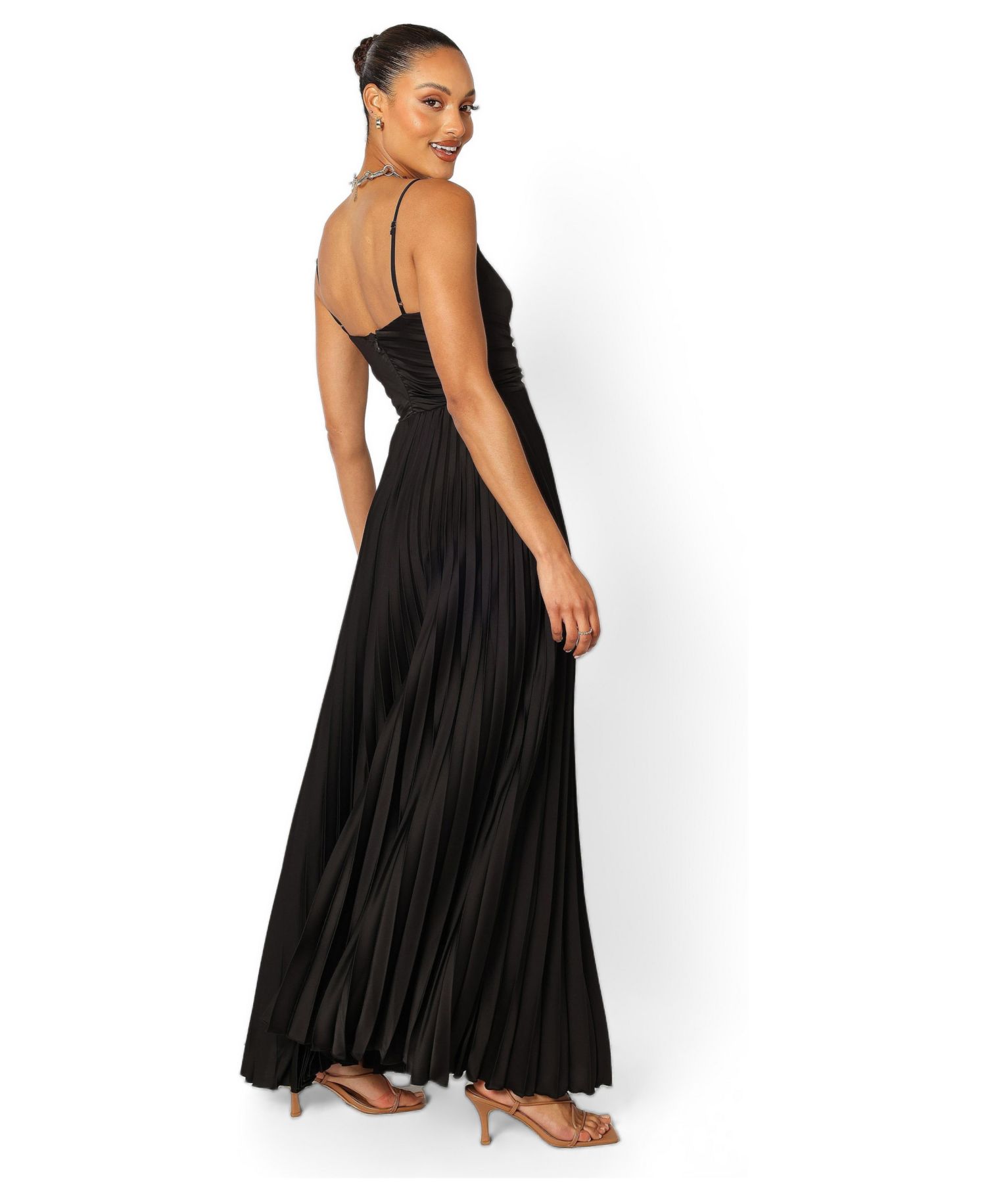 Naira Pleated Maxi Dress