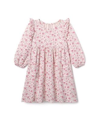 Baybala Girl's Kate Dress In Blushing Blooms Toddler