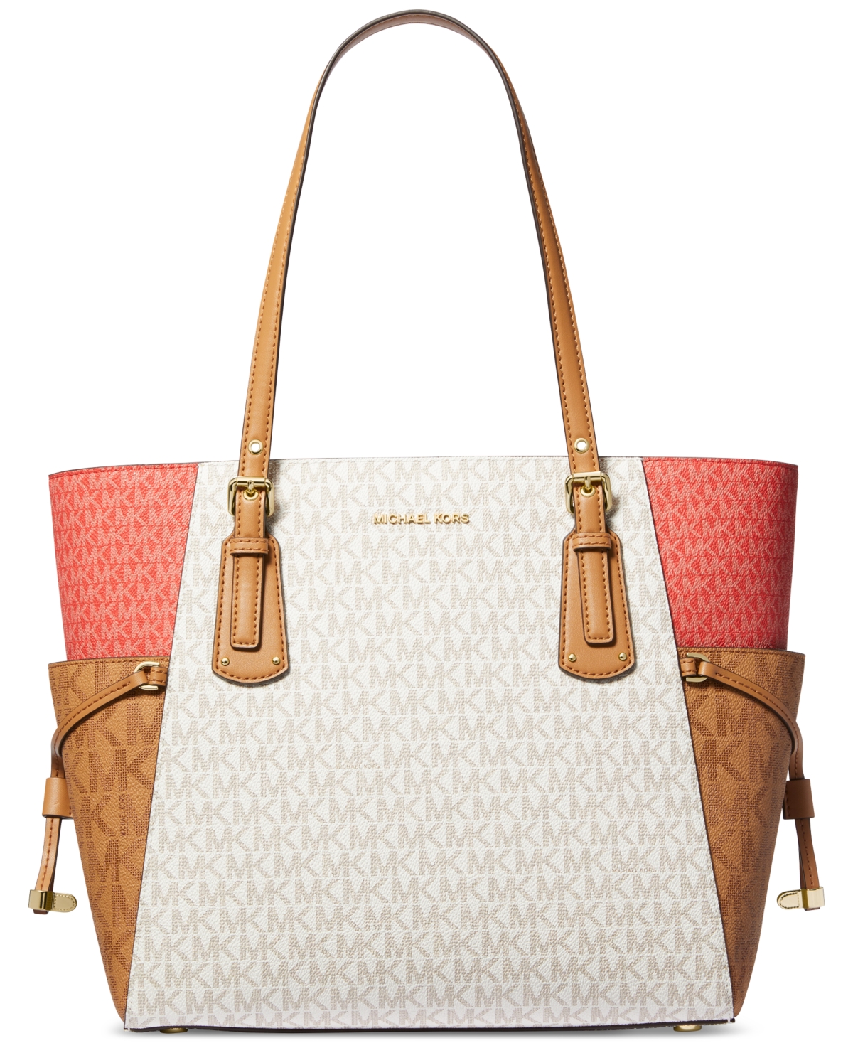 Michael Michael Kors Voyager East West Tote - Spiced Coral Multi